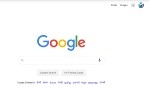 Google home page 